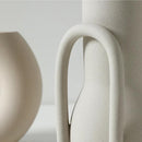 Modern Ceramic Still Life Vases for Flowers Plants and Home Decor white neutral