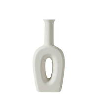 Modern Ceramic Still Life Vases for Flowers Plants and Home Decor white neutral