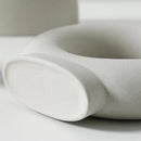 Modern Ceramic Still Life Vases for Flowers Plants and Home Decor white neutral