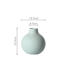 Shades of Blue Ceramic Vase - Final Sale-Letifly Lights and Decor