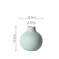 Shades of Blue Ceramic Vase - Final Sale-Letifly Lights and Decor