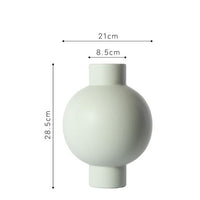 Shades of Blue Ceramic Vase - Final Sale-Letifly Lights and Decor