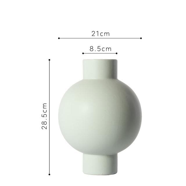 Shades of Blue Ceramic Vase - Final Sale-Letifly Lights and Decor