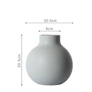Shades of Blue Ceramic Vase - Final Sale-Letifly Lights and Decor