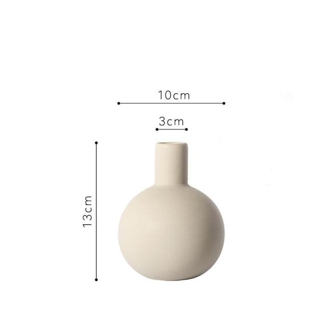 Shades of Blue Ceramic Vase - Final Sale-Letifly Lights and Decor
