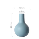 Shades of Blue Ceramic Vase - Final Sale-Letifly Lights and Decor