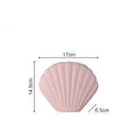 Shell Floral Ceramic Vase-Letifly Lights and Decor