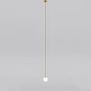 gold Single Globe Brass Pendant