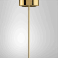 Single Globe Brass Pendant