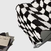 Sketch Checks Tufted Bath Mat