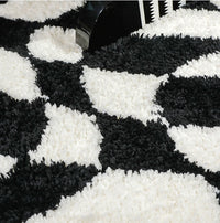 Sketch Checks Tufted Bath Mat