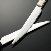 Skol Retro Flatware in Brushed Stainless Steel-Letifly Lights and Decor
