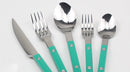 Skol Retro Flatware in Brushed Stainless Steel-Letifly Lights and Decor