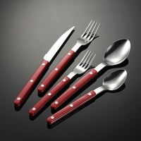 Skol Retro Flatware in Brushed Stainless Steel-Letifly Lights and Decor