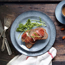 Japanese ceramic porcelain kiling glaze blue dinner plates luxury high quality 