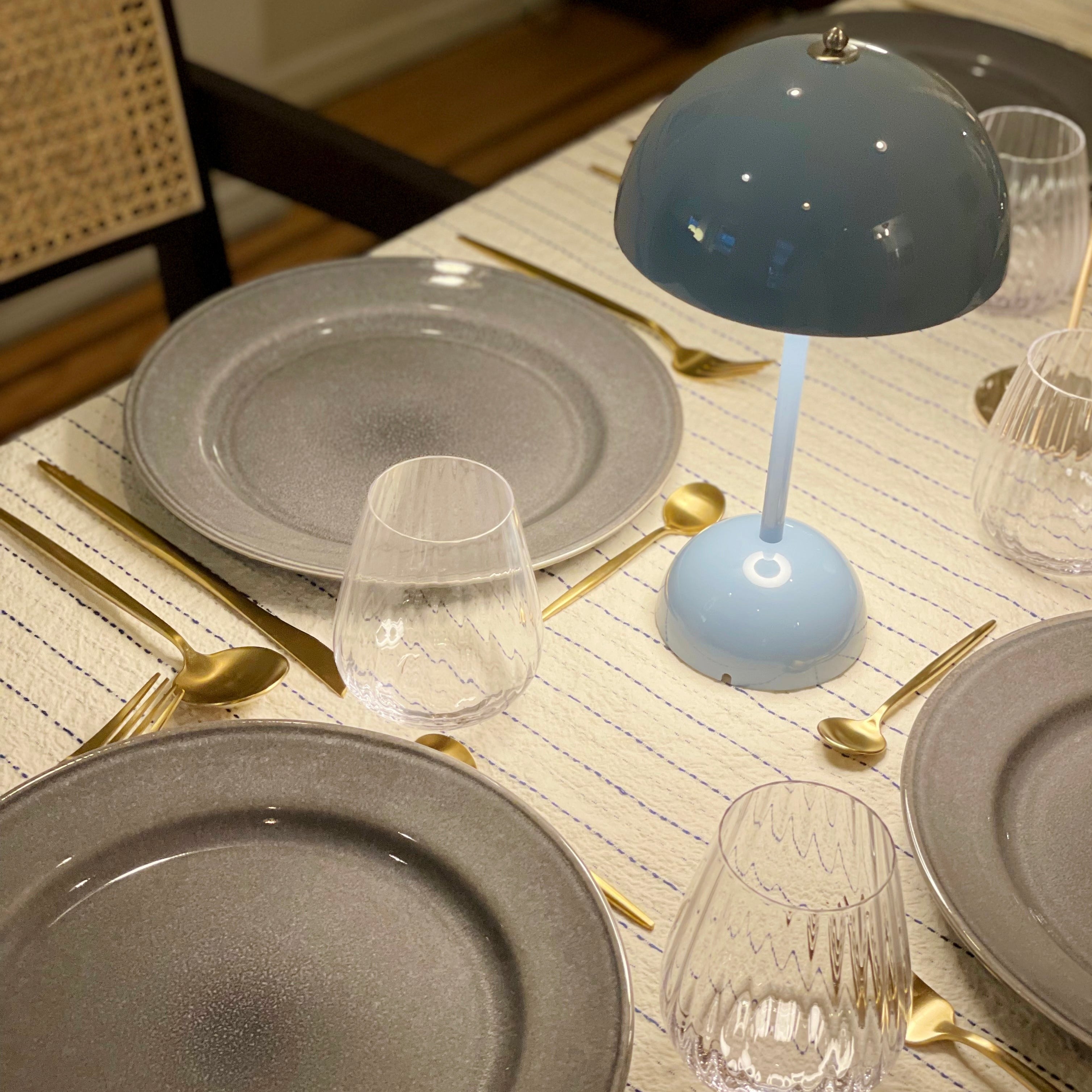 Slate Ceramic Porcelain Dinnerware-Letifly Lights and Decor