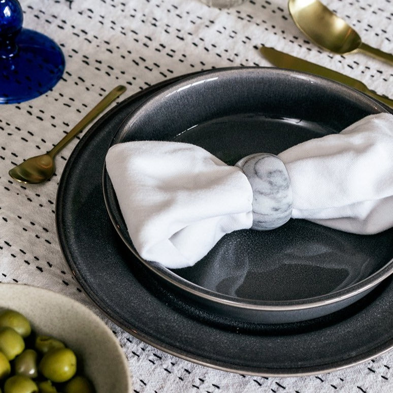 Slate Ceramic Porcelain Dinnerware-Letifly Lights and Decor