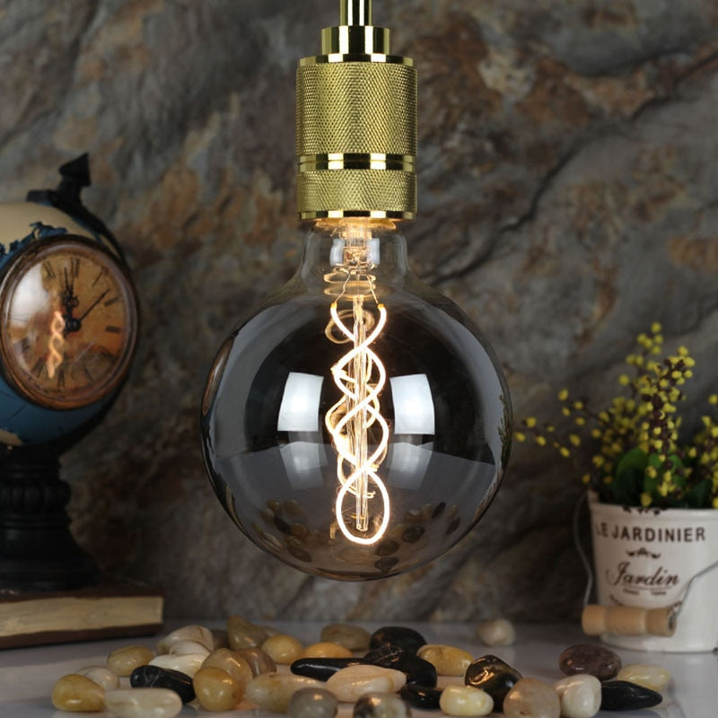 Smoke Led Spiral Filament Edison Bulb-Letifly Lights and Decor