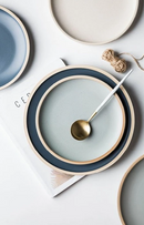 Soho Ceramic Stoneware Dinner Plates-Letifly Lights and Decor