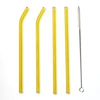 Sorbet Glass Straw 4Pc Set-Letifly Lights and Decor