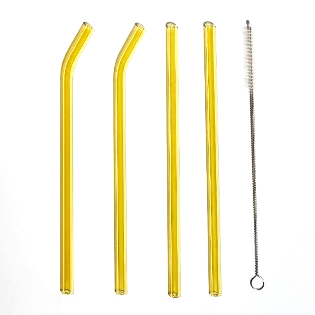 Sorbet Glass Straw 4Pc Set-Letifly Lights and Decor