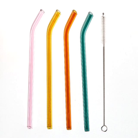 Sorbet Glass Straw 4Pc Set-Letifly Lights and Decor