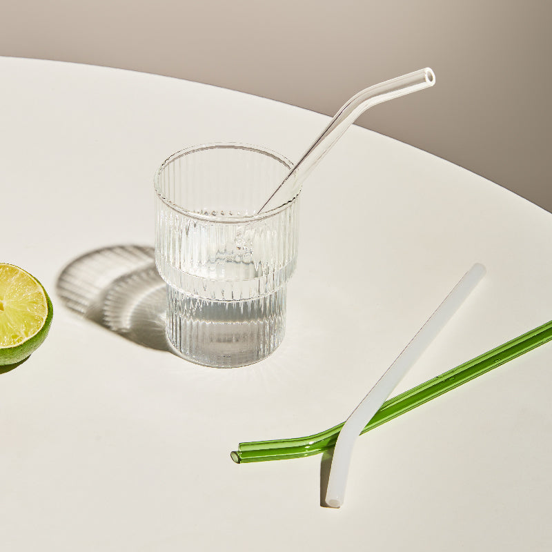 Sorbet Glass Straw 4Pc Set-Letifly Lights and Decor