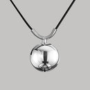 Creative Pendant Light Adjustable Shift Lamps Retro Mid Century Plated Silver