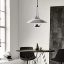 Creative Pendant Light Adjustable Shift Lamps Retro Mid Century Plated Silver