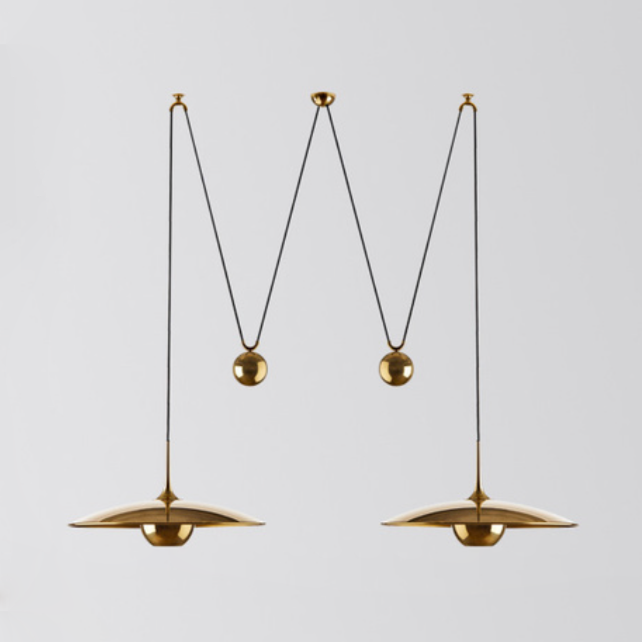 Sorrenti Plated Pendant Light-Letifly Lights and Decor