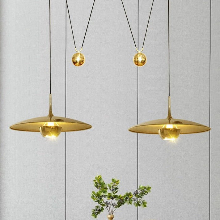 Sorrenti Plated Pendant Light-Letifly Lights and Decor