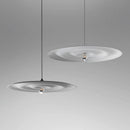 Minimalist Gray and White Pendant Lamp Ceiling Light Chandelier futurist
