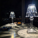 Round Crystal Desk Lamp
