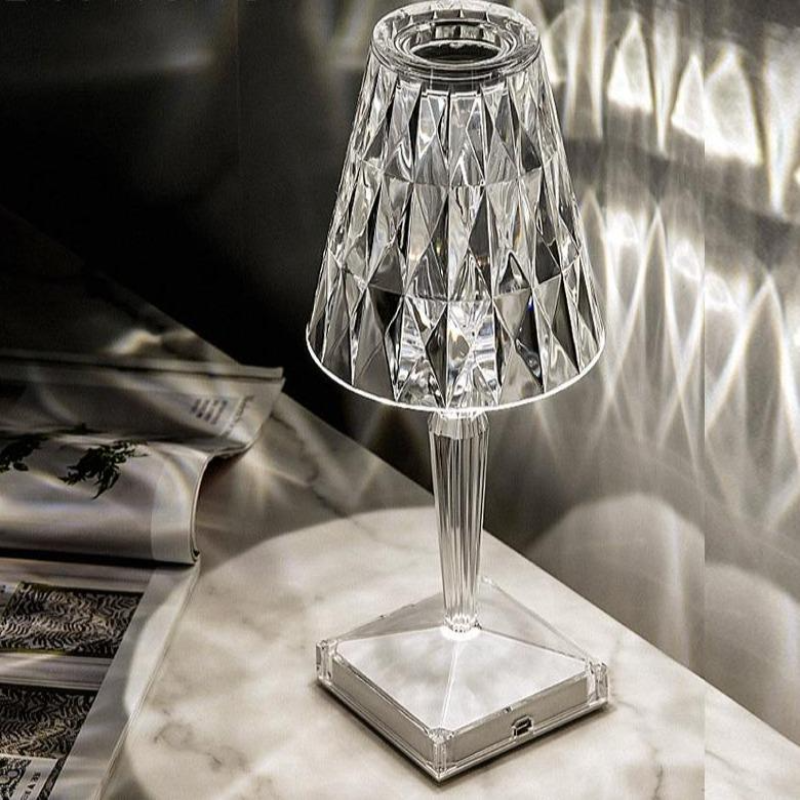 Sparkle Glam Table Lamp-Letifly Lights and Decor