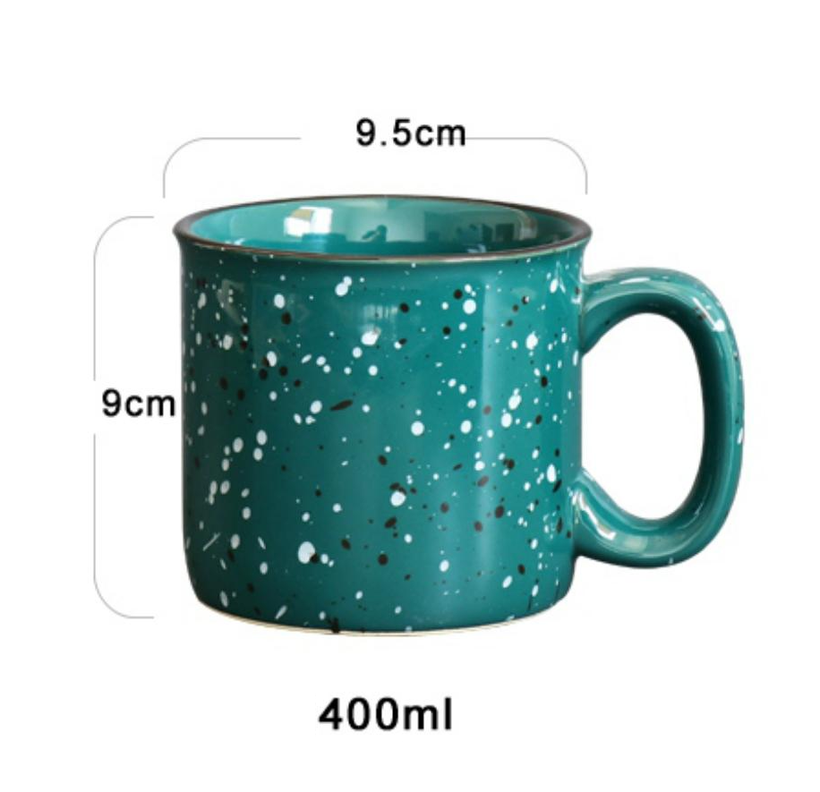 Splatter Ceramic Mugs-Letifly Lights and Decor