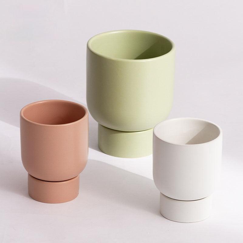 Stacked Camper Flower Pot