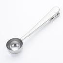 Stainless Steel Multifunctional Coffee Spoon and Sealing Clip Silver  