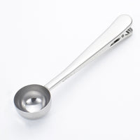Stainless Steel Multifunctional Coffee Spoon and Sealing Clip Silver  