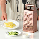 rectangle mirror polish rose gold with handgrip