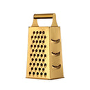 rectangle mirror polish gold with handgrip