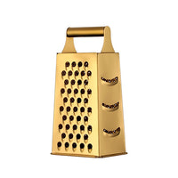 rectangle mirror polish gold with handgrip