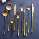 Gold Stainless Steel Dinnerware Set 
