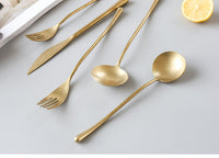 Gold Stainless Steel Dinnerware Set 