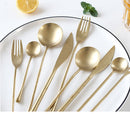 Gold Stainless Steel Dinnerware Set 