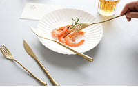 Gold Stainless Steel Dinnerware Set 
