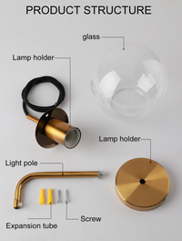 Stella Hanging Wall Sconce-Letifly Lights and Decor