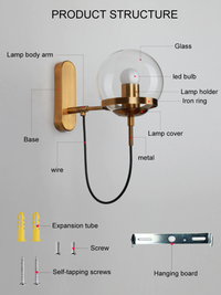 Stella Wall Sconce With Stand-Letifly Lights and Decor