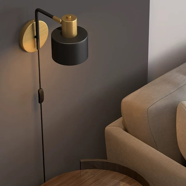 Stewart Brass & Iron Wall Sconce