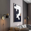 black and brass Wall Sconce Light