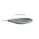 round ceramic grey dinnerware measurements